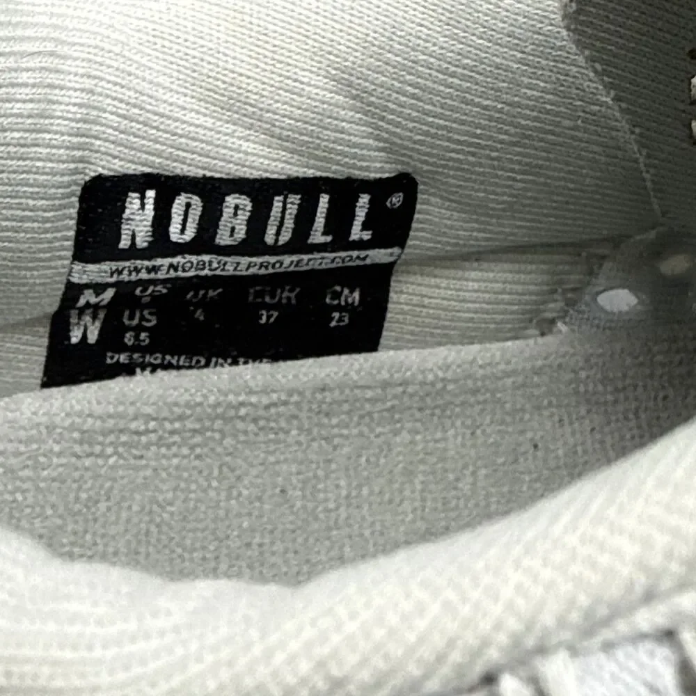 Nobull Project Knit Runner Diamond Mesh Grey Running Shoes Women Size 6.5